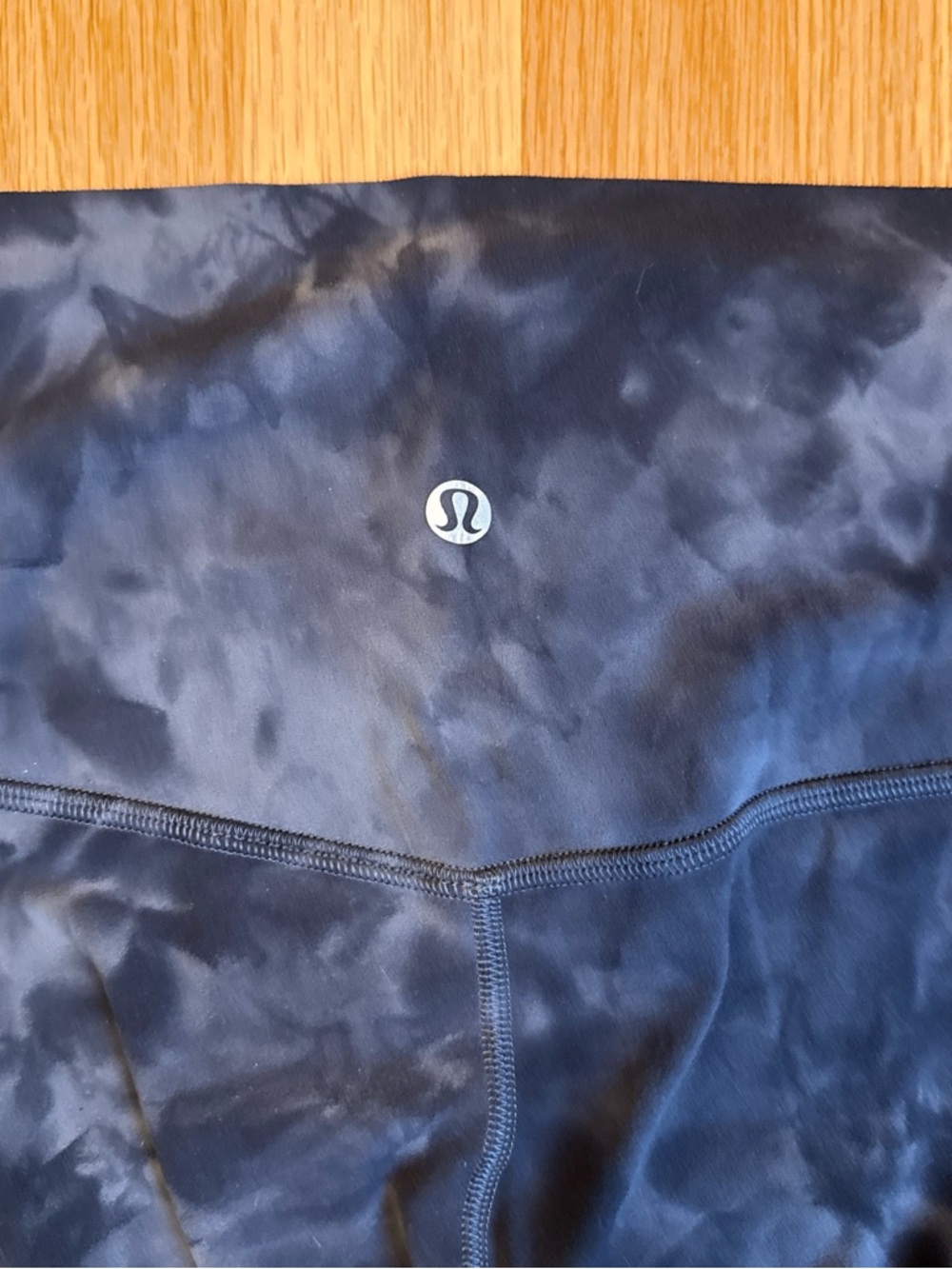 lululemon athletica Women's Navy Tie-Dye High-Rise Leggings - Picture 2 of 5